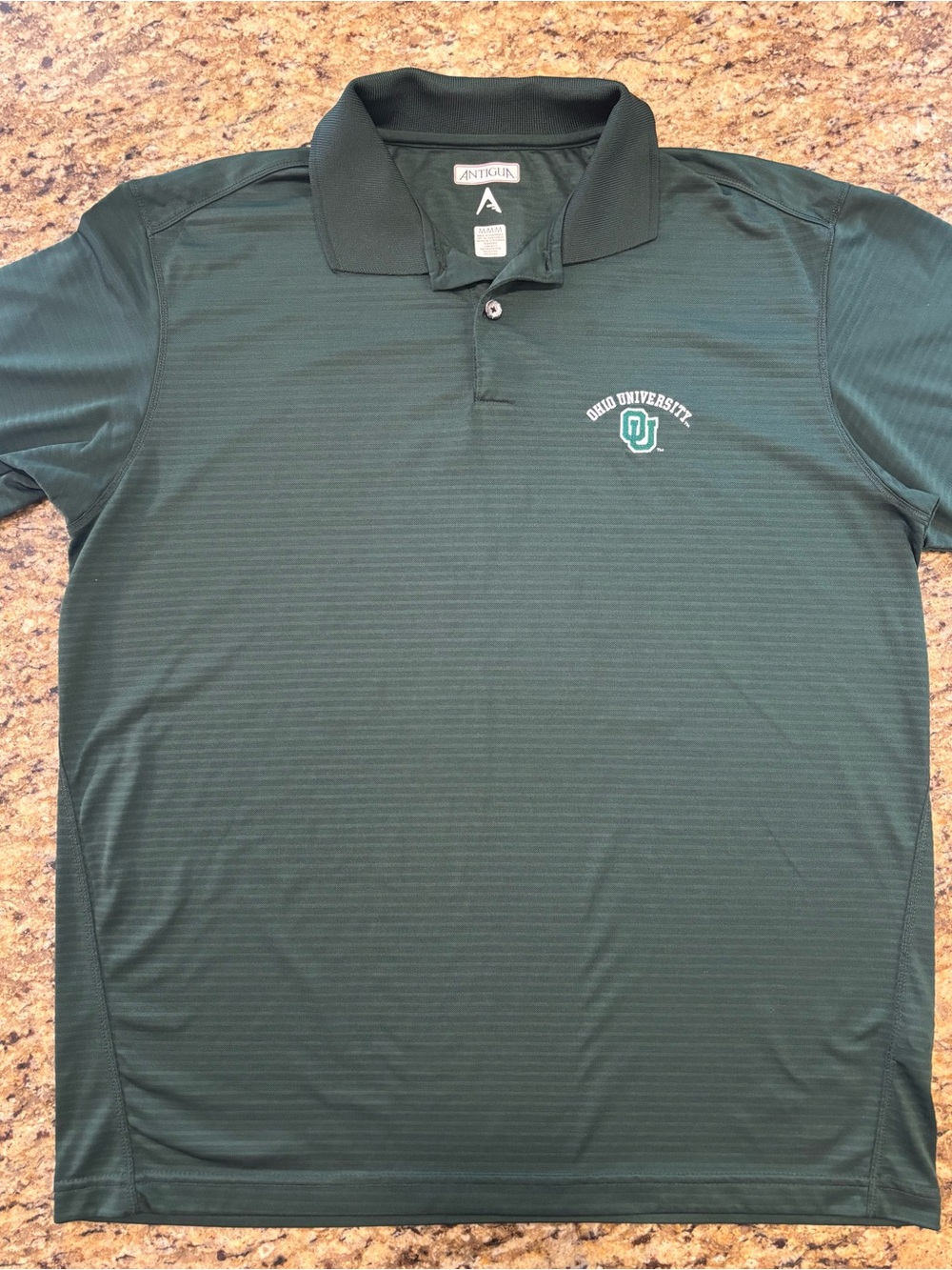 Antigua Men's Ohio University Green Polo Shirt Medium